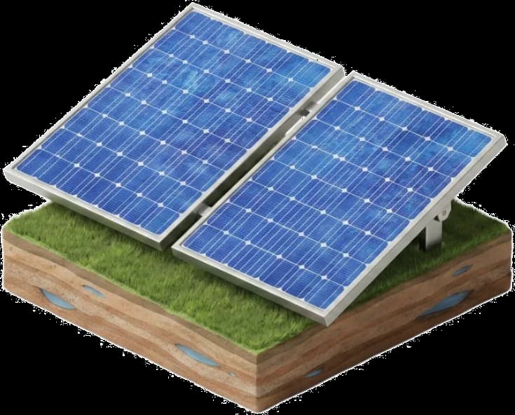 Solar plant and production infrastructure