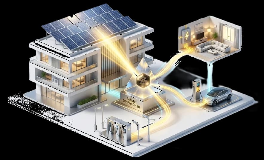 Distributed software infrastructure and Certified by SolarNext label